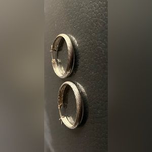 Silver earrings 925 stamp on it